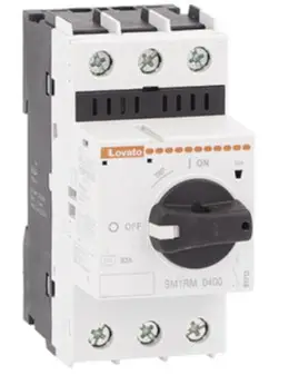 רכיב הגנה - הגנה מגנטית בלבד - הפעלה עי ידית סיבובית