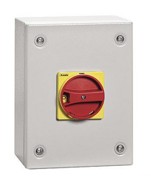מפסקי פאקט בקופסת מתכת 4P IP65 16-160A אדום/צהוב