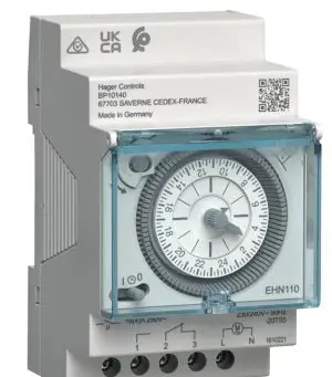 שעוני פיקוד אנלוגיים 1C/O 230VAC (שעוני שבת)